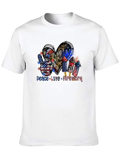 Peace Love Fireworks T-Shirt