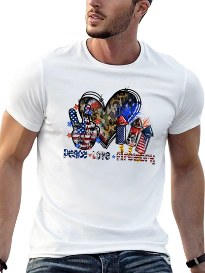 Peace Love Fireworks T-Shirt
