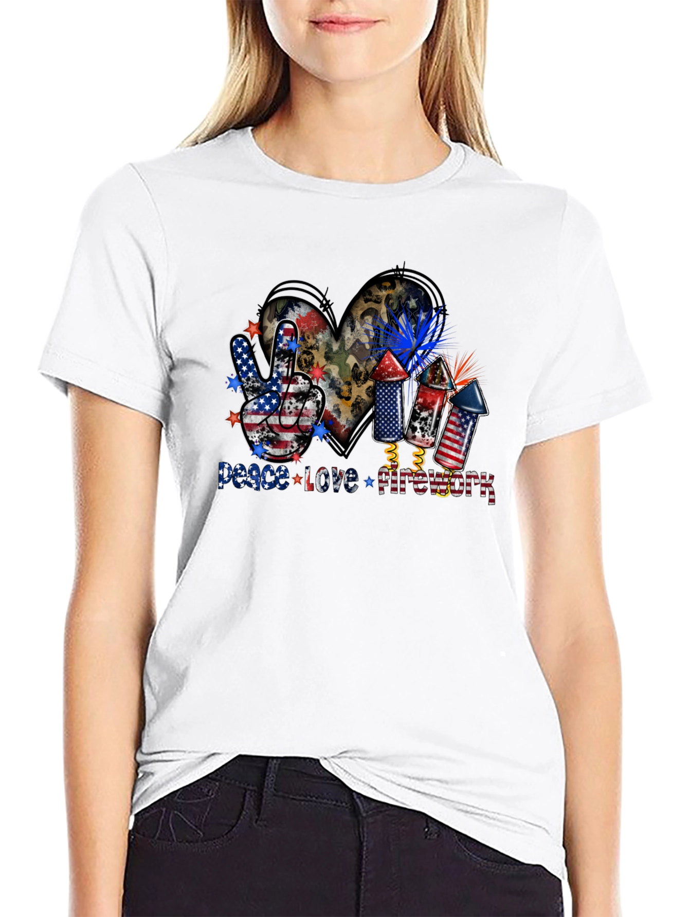 Peace Love Fireworks T-Shirt