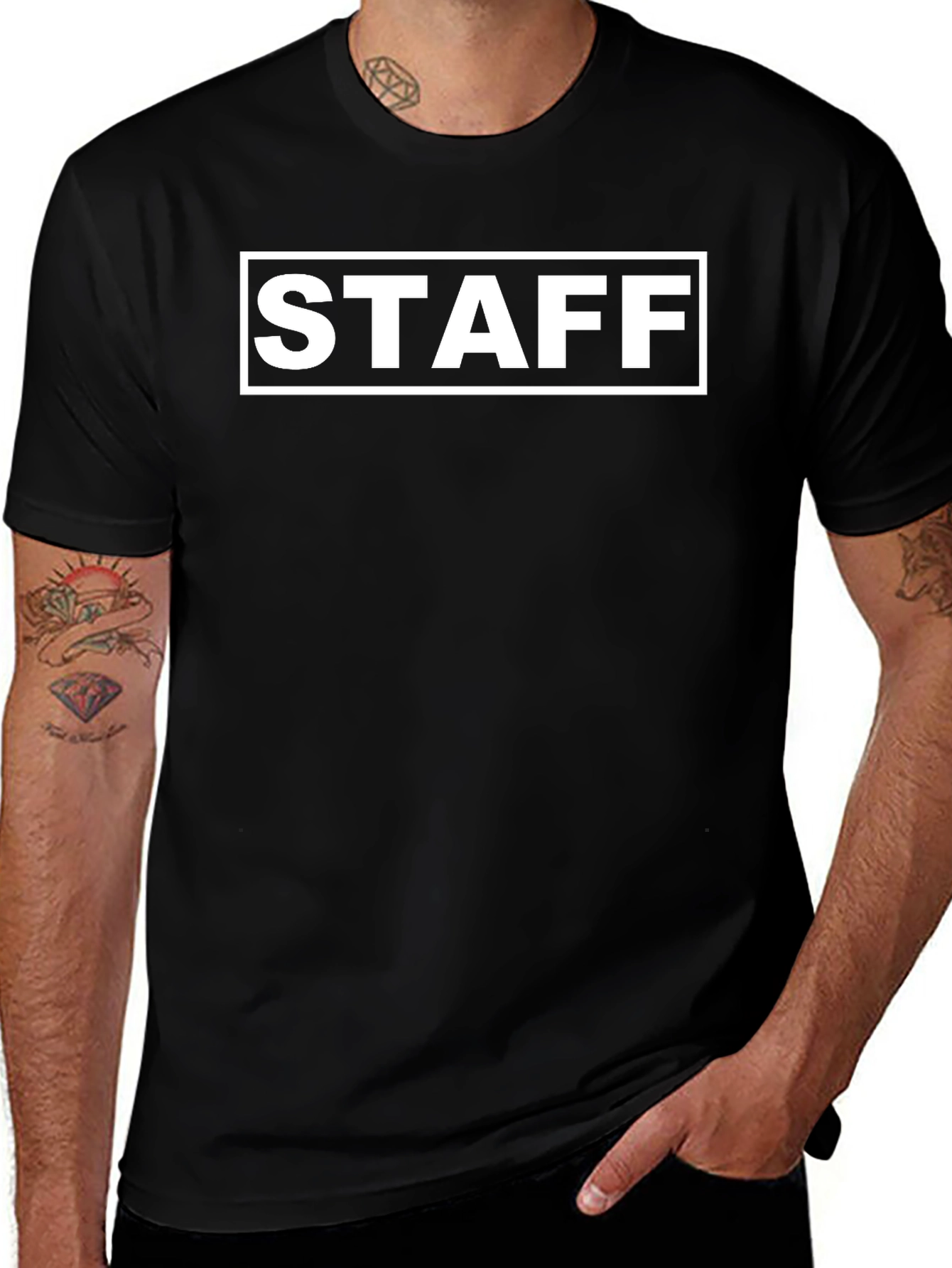 Black Staff T-Shirt