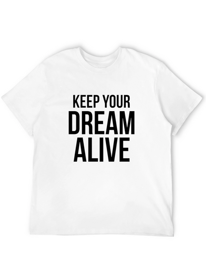 Keep Your Dream Alive Black Graphic Tee