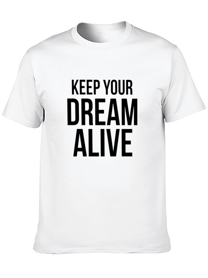 Keep Your Dream Alive Black Graphic Tee