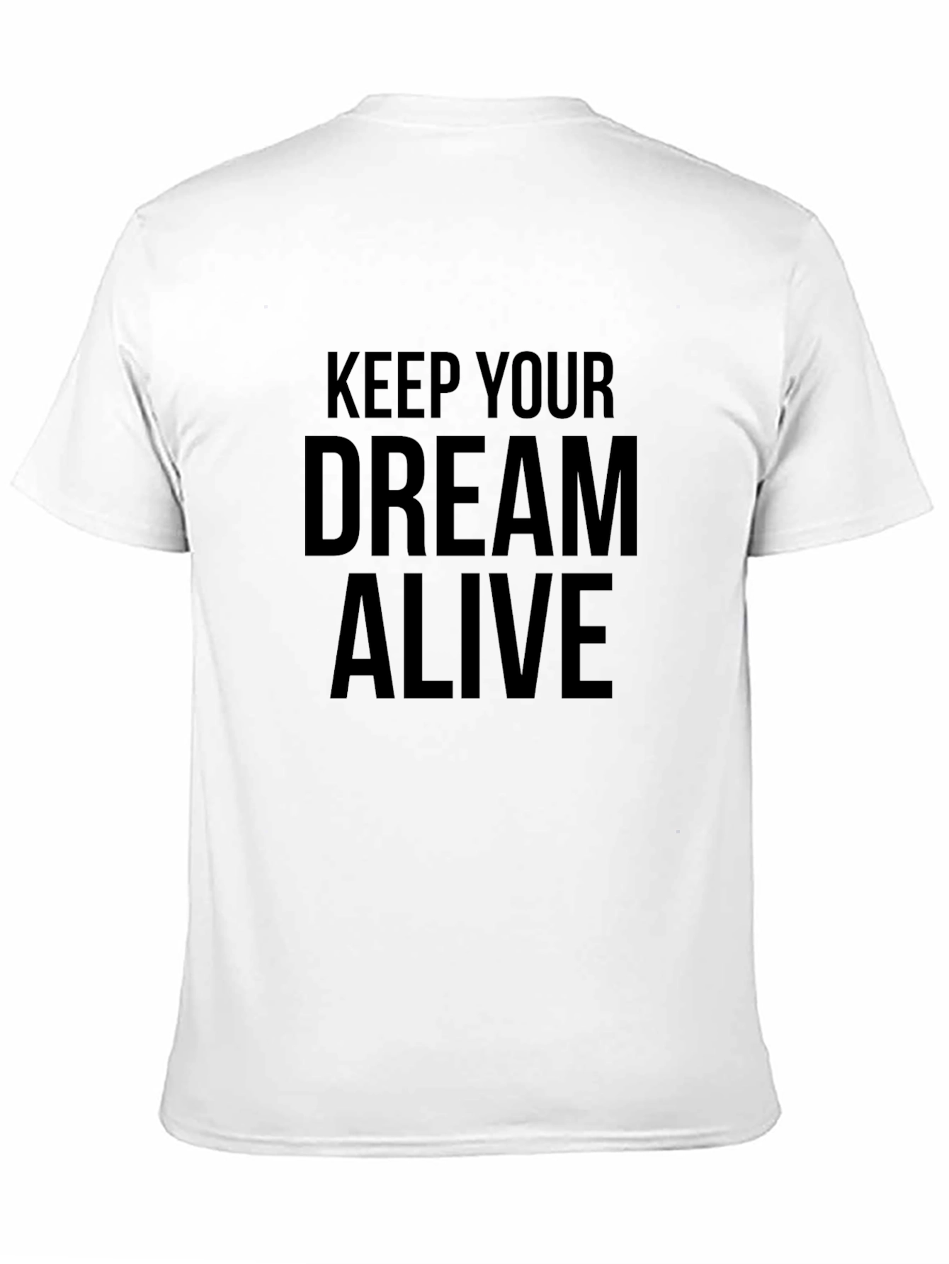 Keep Your Dream Alive Black Graphic Tee