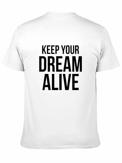 Keep Your Dream Alive Black Graphic Tee