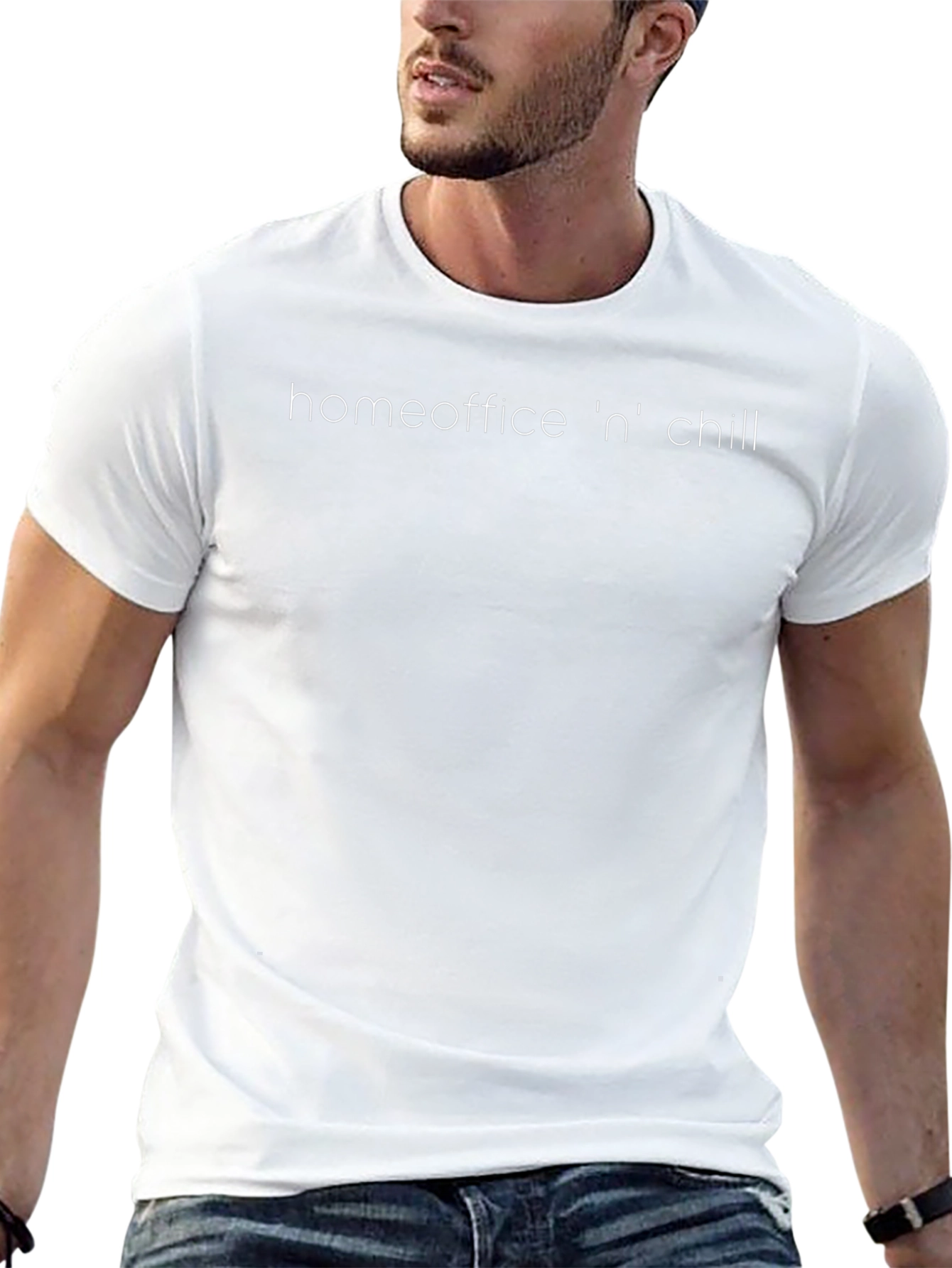 Homeoffice n Chill T-Shirt - Black Casual Tee