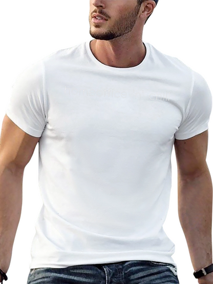 Homeoffice n Chill T-Shirt - Black Casual Tee