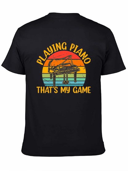 Piano Player T-Shirt - Thats My Game Retro Style