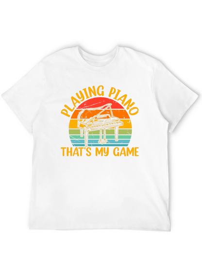 Piano Player T-Shirt - Thats My Game Retro Style