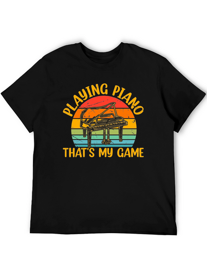 Piano Player T-Shirt - Thats My Game Retro Style
