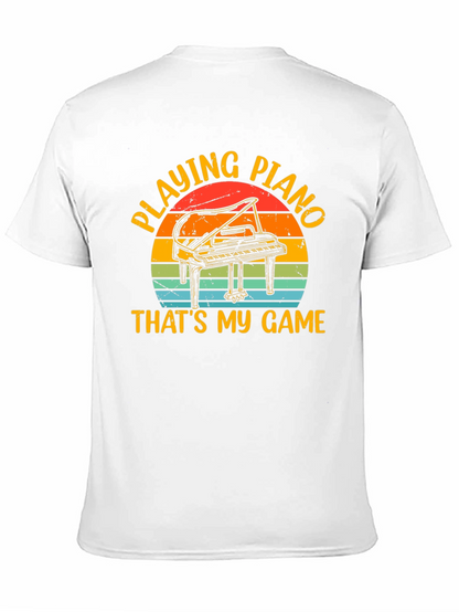 Piano Player T-Shirt - Thats My Game Retro Style