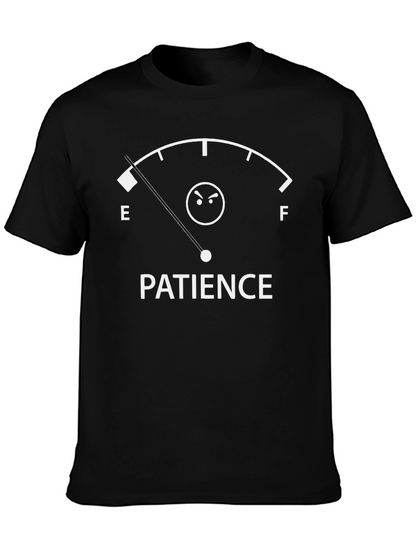 Patience Gauge T-Shirt Funny Sarcastic Tee