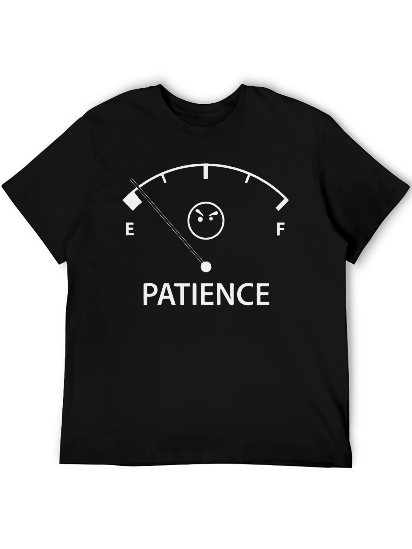 Patience Gauge T-Shirt Funny Sarcastic Tee