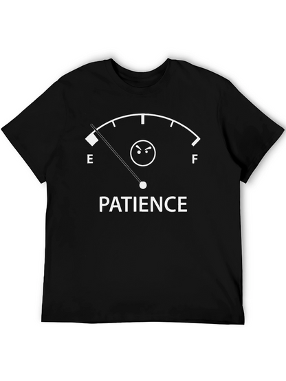 Patience Gauge T-Shirt Funny Sarcastic Tee