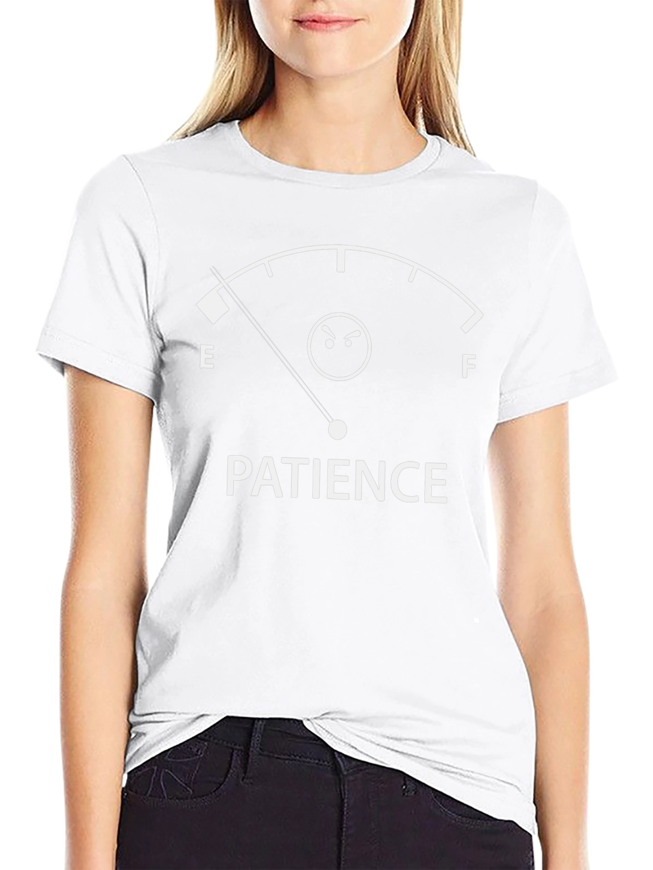 Patience Gauge T-Shirt Funny Sarcastic Tee