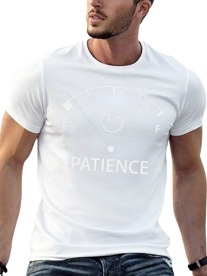 Patience Gauge T-Shirt Funny Sarcastic Tee