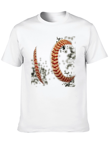 Baseball Stitch Graphic T-Shirt - Black