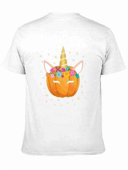 Unicorn Pumpkin Halloween T-Shirt