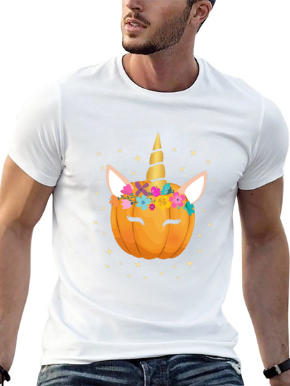 Unicorn Pumpkin Halloween T-Shirt