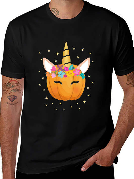 Unicorn Pumpkin Halloween T-Shirt