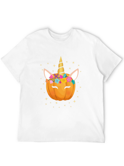 Unicorn Pumpkin Halloween T-Shirt