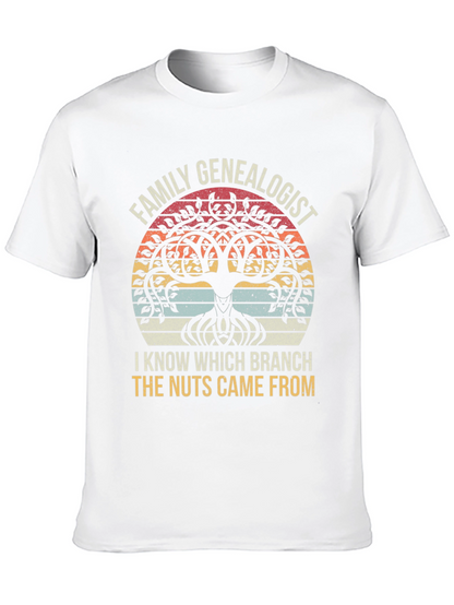 Family Genealogist Tree T-Shirt: Know Your Roots!