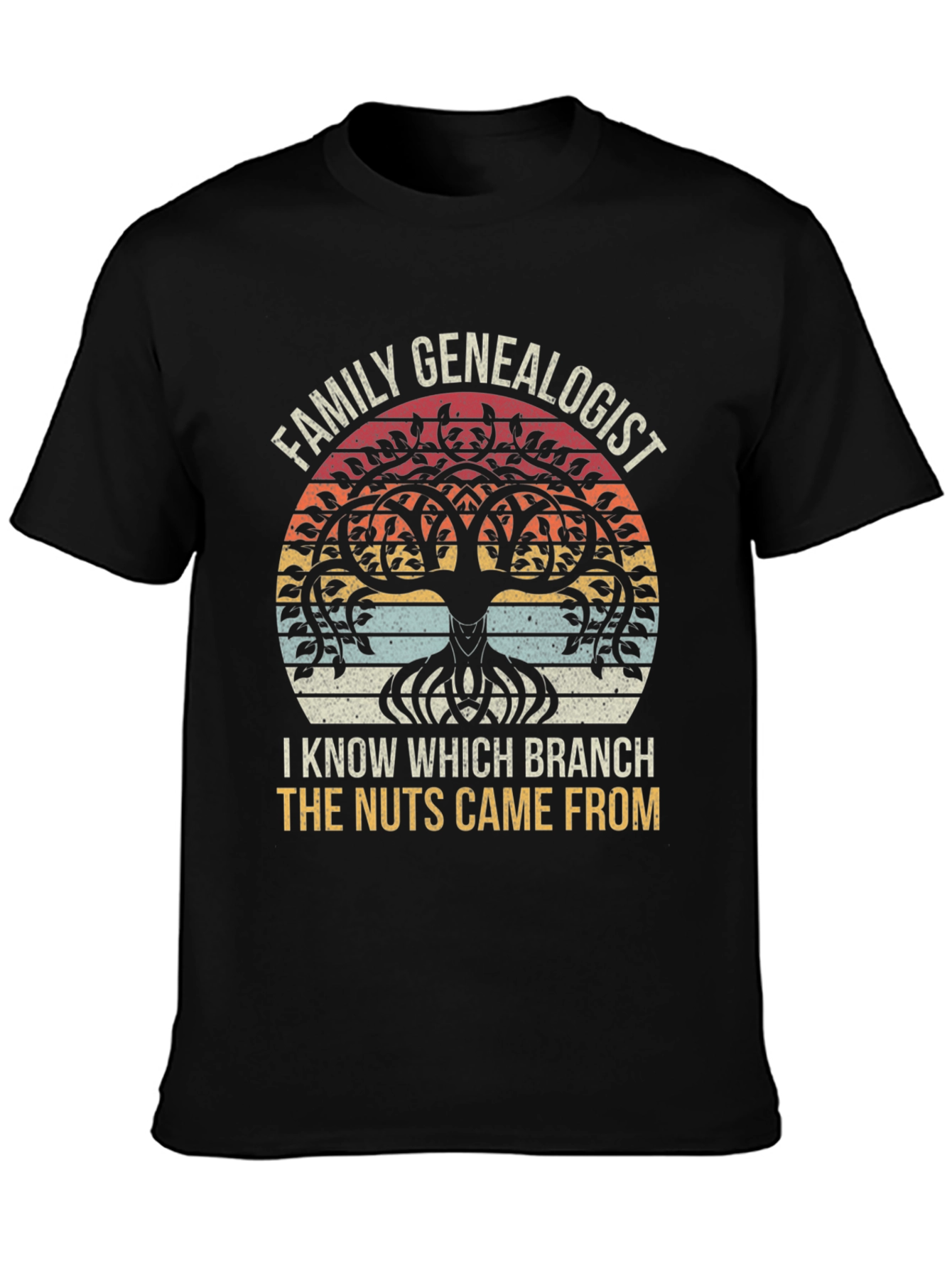 Family Genealogist Tree T-Shirt: Know Your Roots!