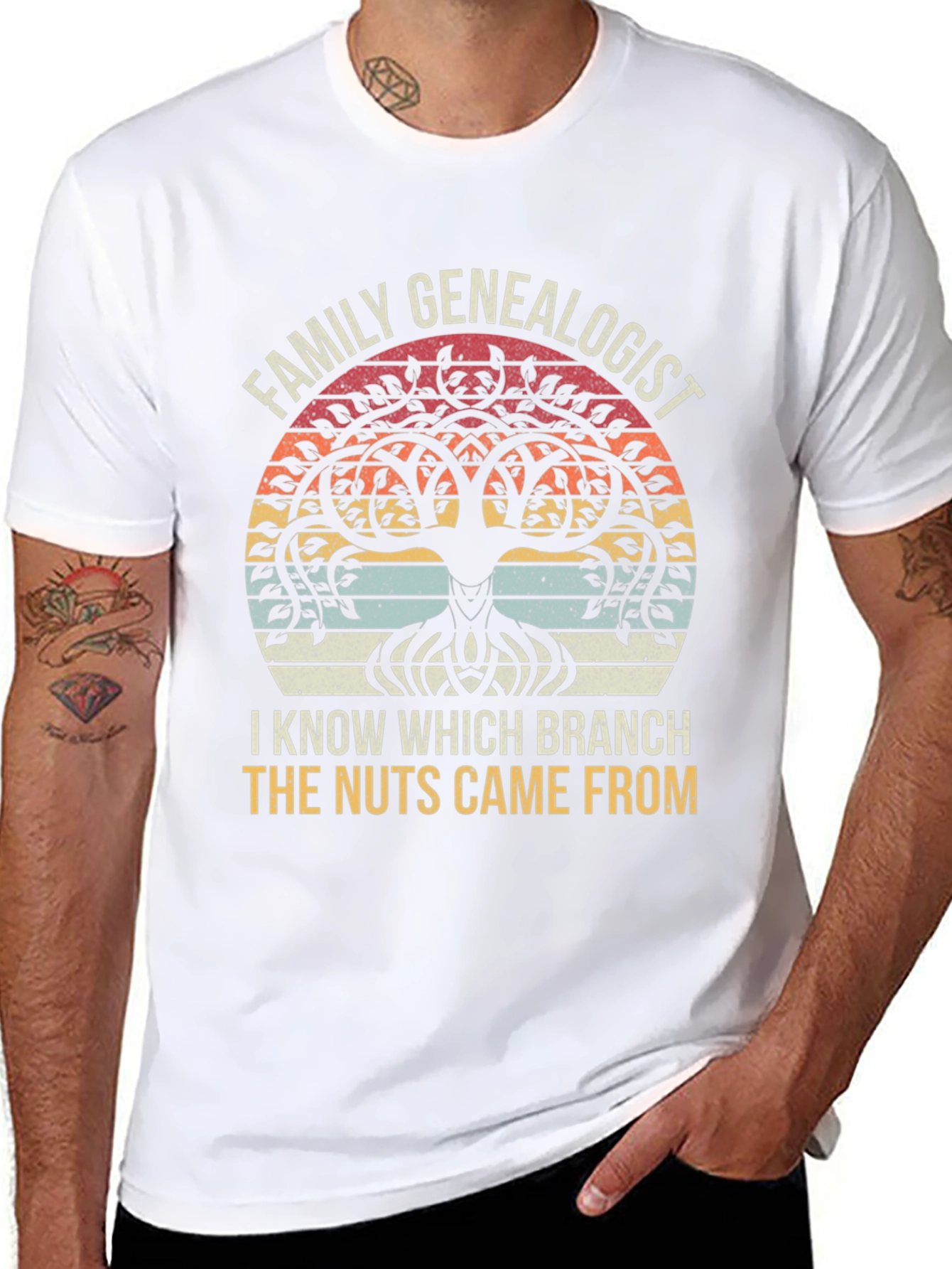 Family Genealogist Tree T-Shirt: Know Your Roots!