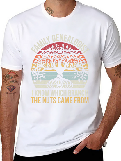 Family Genealogist Tree T-Shirt: Know Your Roots!