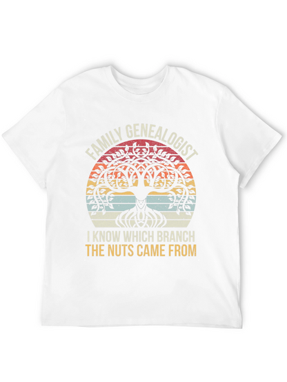 Family Genealogist Tree T-Shirt: Know Your Roots!
