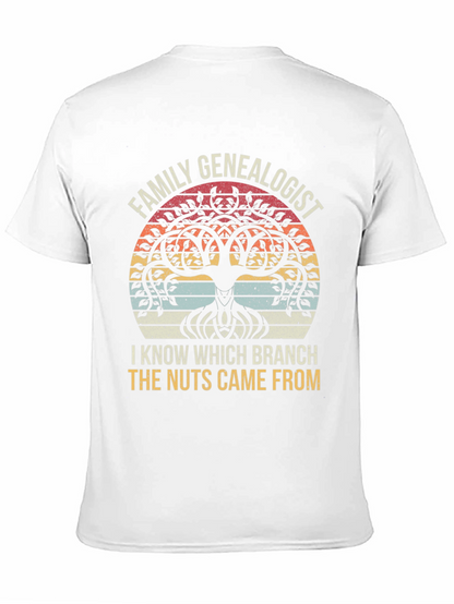 Family Genealogist Tree T-Shirt: Know Your Roots!