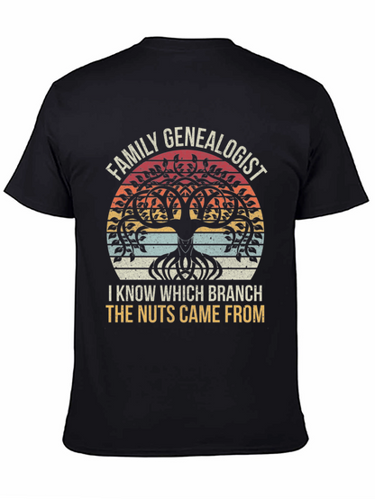 Family Genealogist Tree T-Shirt: Know Your Roots!