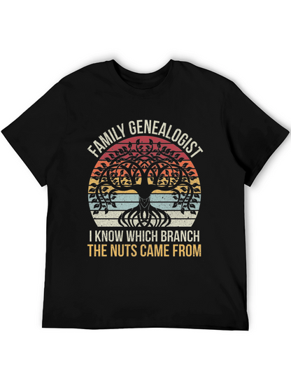 Family Genealogist Tree T-Shirt: Know Your Roots!