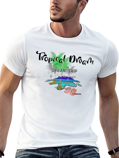 Tropical Dream Black T-Shirt