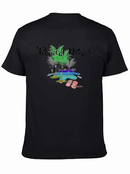 Tropical Dream Black T-Shirt