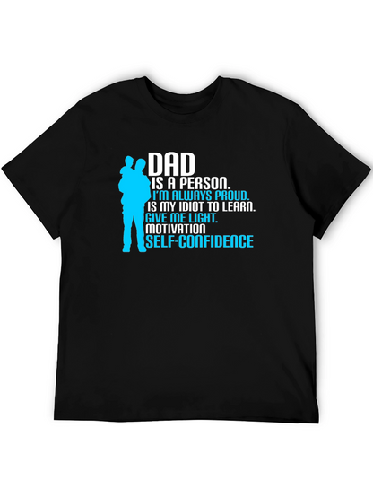 Dad Inspiration Black T-Shirt