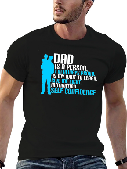 Dad Inspiration Black T-Shirt