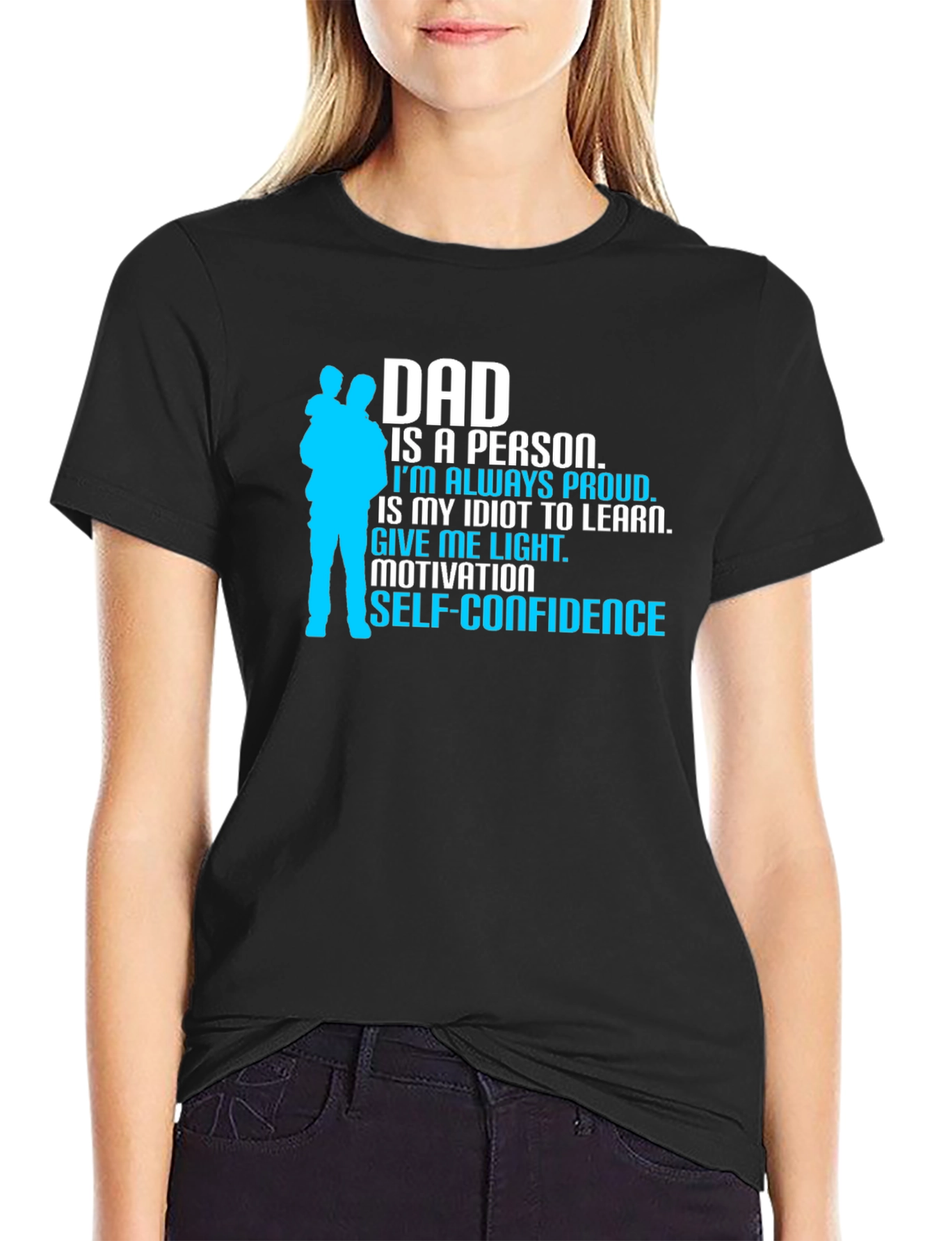 Dad Inspiration Black T-Shirt