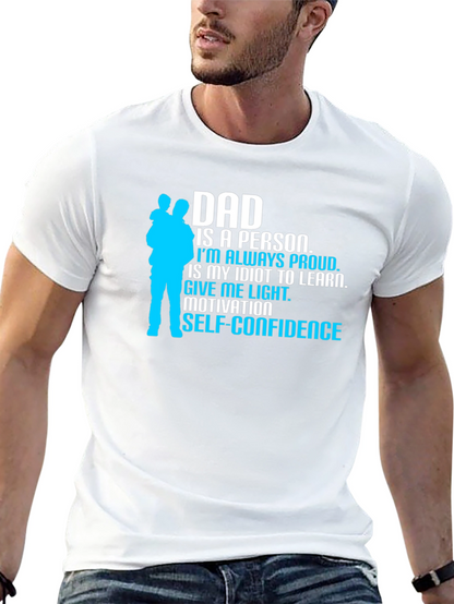 Dad Inspiration Black T-Shirt
