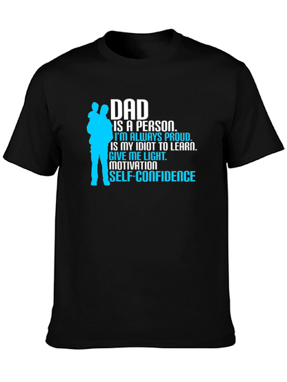 Dad Inspiration Black T-Shirt
