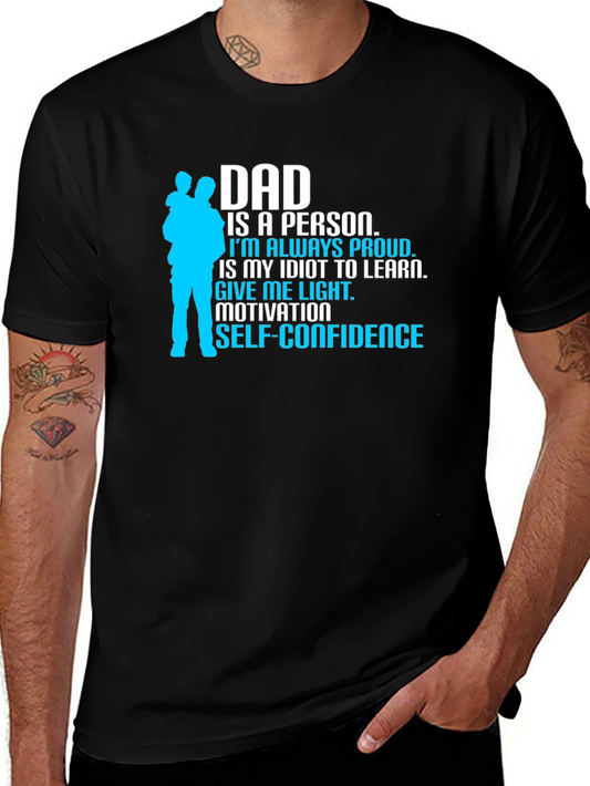 Dad Inspiration Black T-Shirt