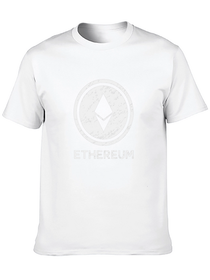 Ethereum Crypto Logo Black T-Shirt