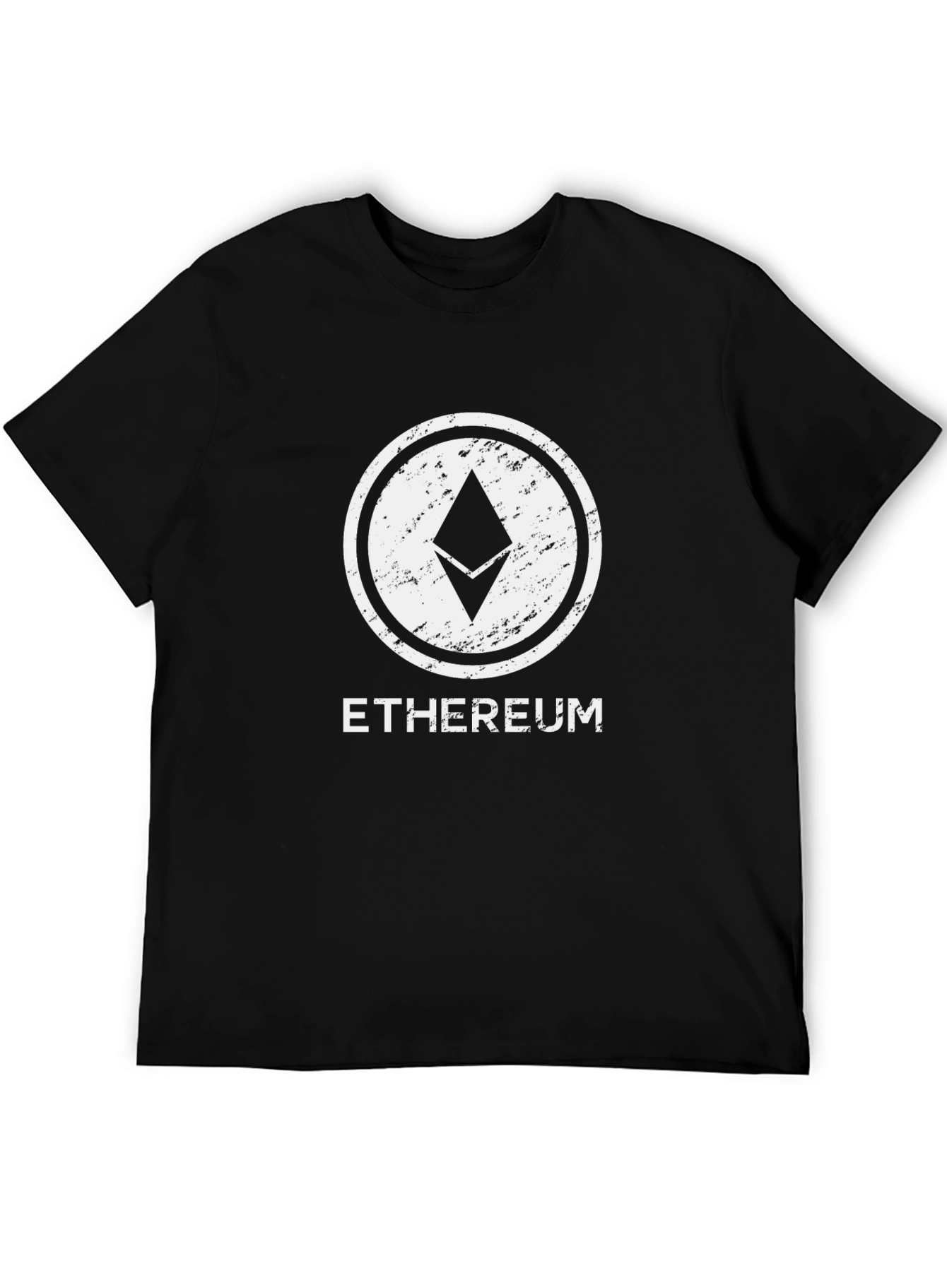 Ethereum Crypto Logo Black T-Shirt
