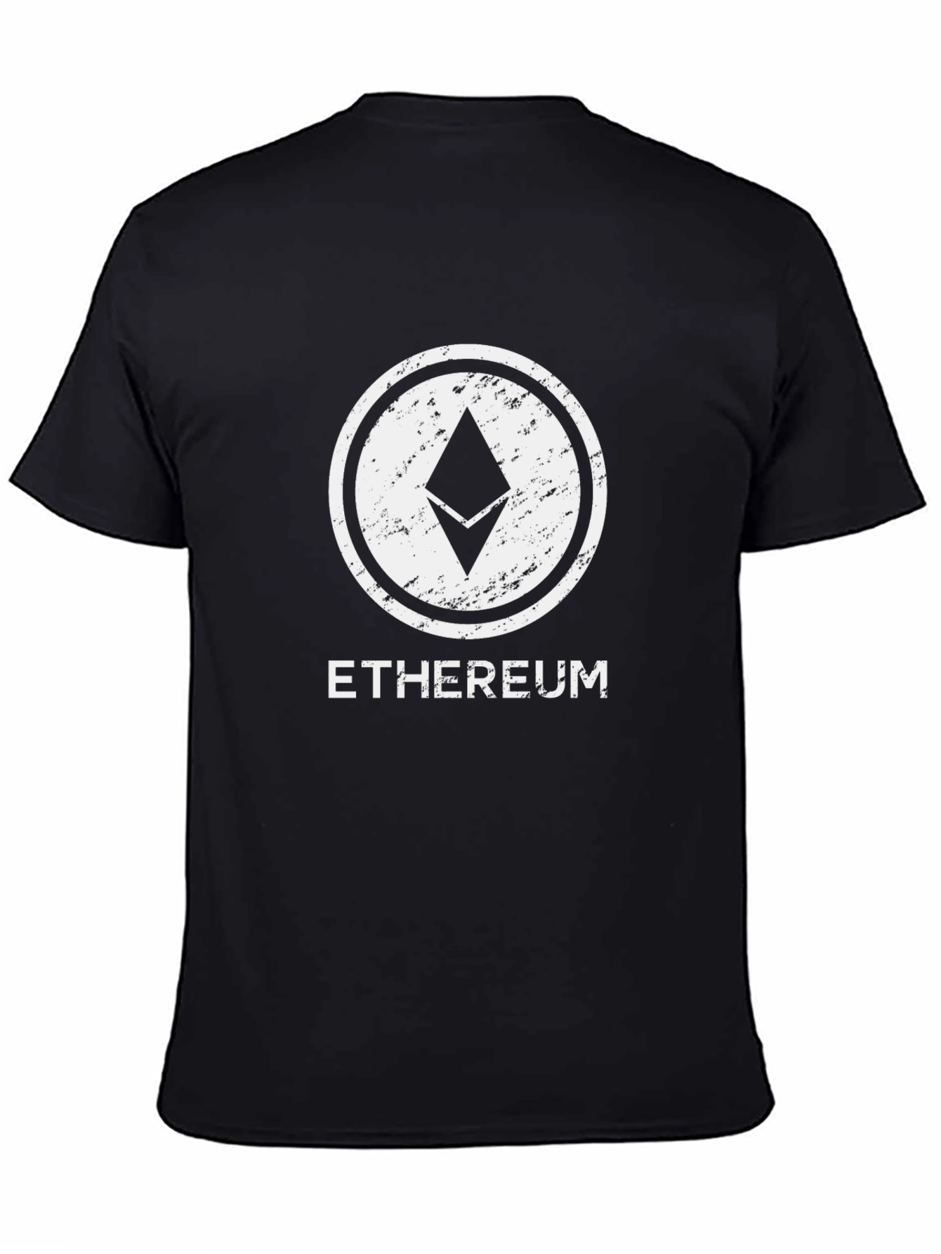 Ethereum Crypto Logo Black T-Shirt