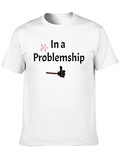 In a Problemship Black Tee