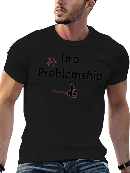 In a Problemship Black Tee