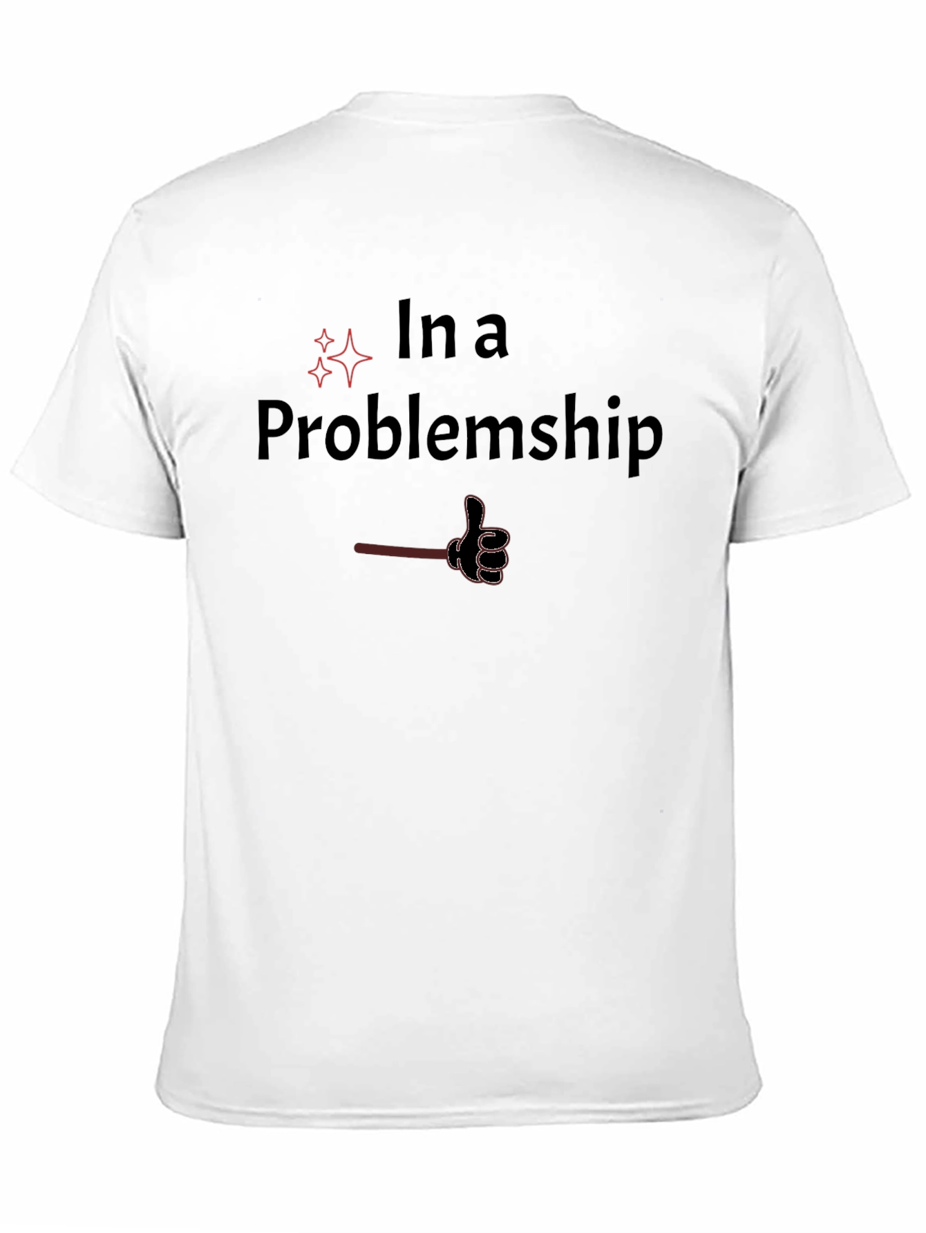 In a Problemship Black Tee