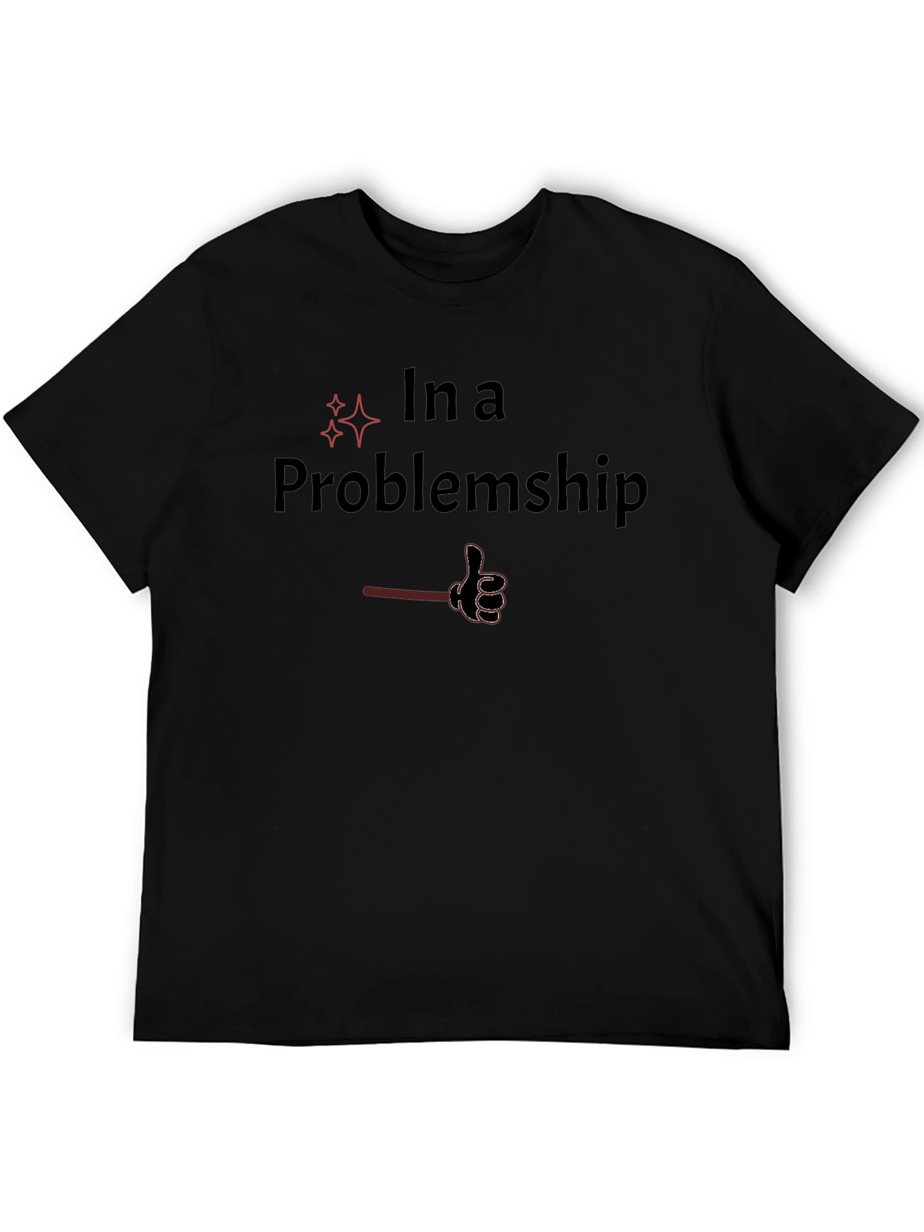 In a Problemship Black Tee