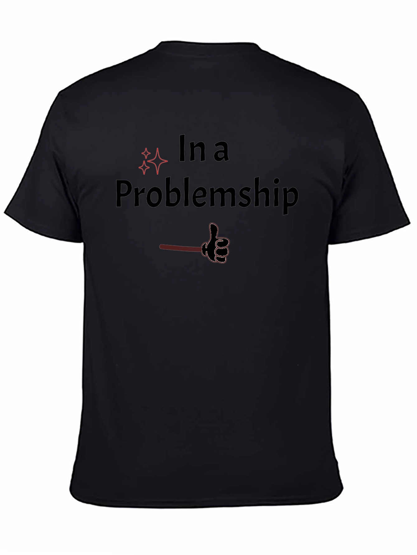 In a Problemship Black Tee