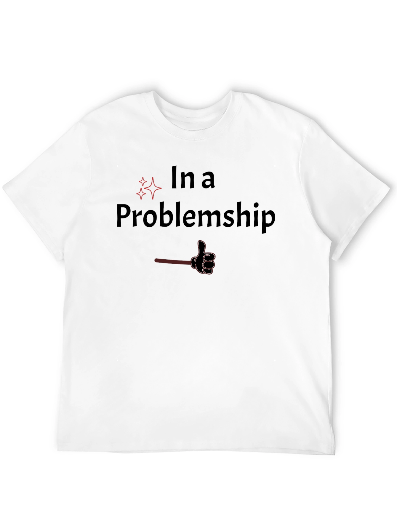 In a Problemship Black Tee