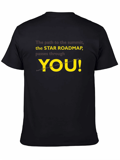 Star Roadmap T-Shirt - Motivational Summit Seeker Tee
